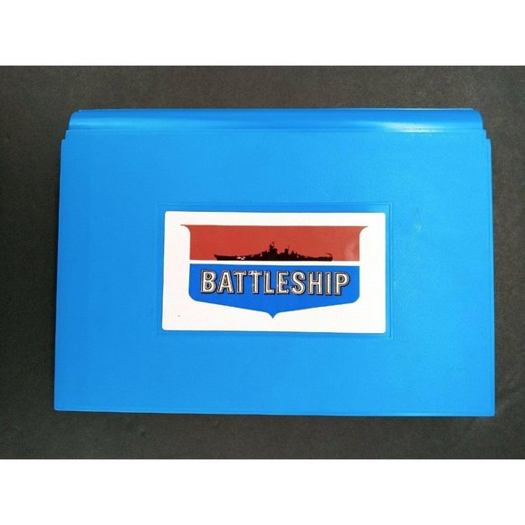 Battleship Blue Tray Ships Pegs Vintage 1967 Replacement Milton Bradley Game - Picture 2 of 5